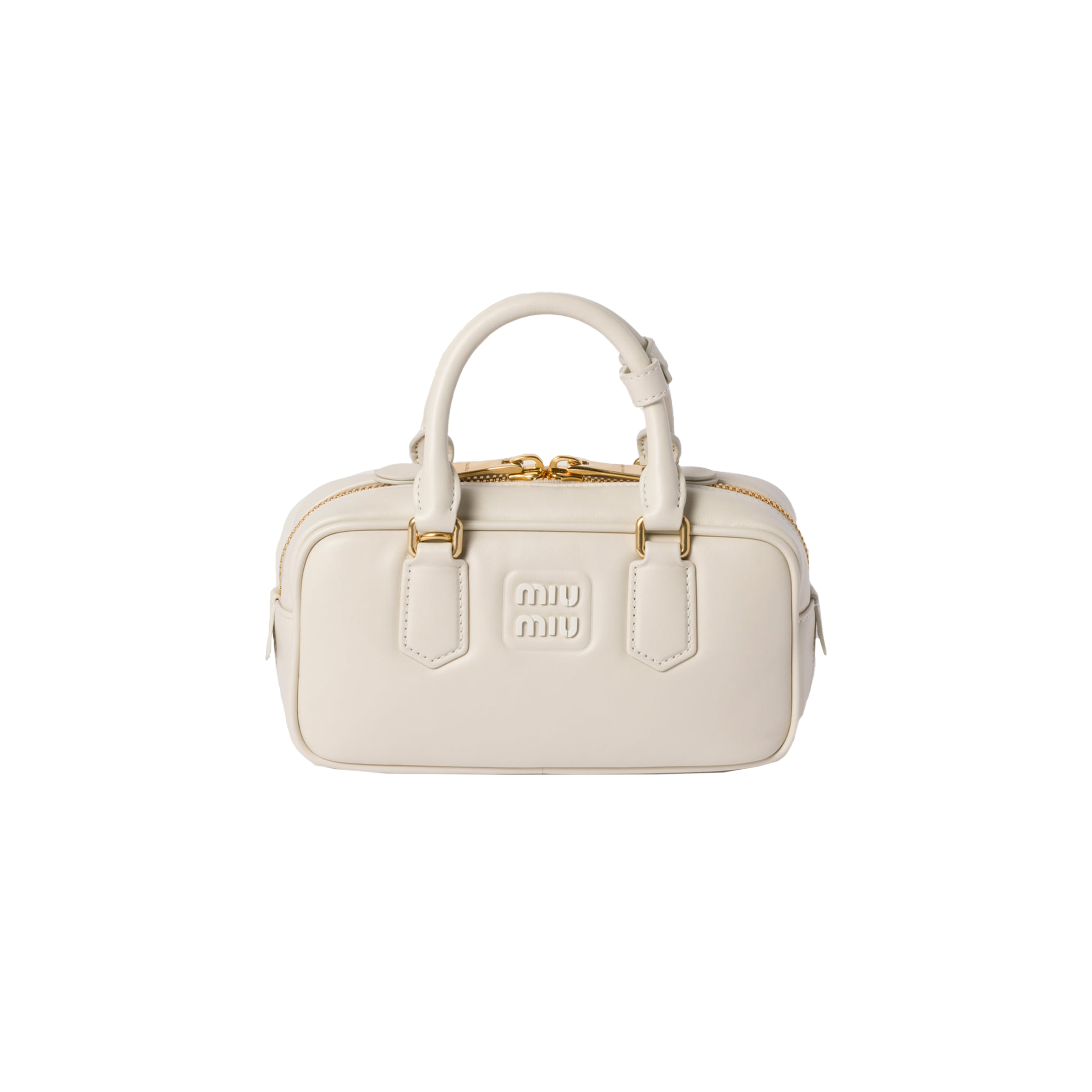 MIU MIU ARCADIE LEATHER BAG 5BB142 (22*10.5*7.5cm)